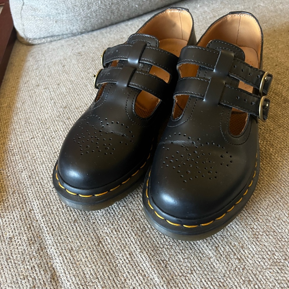 Dr. Martens Black Double Strap Mary Jane’s